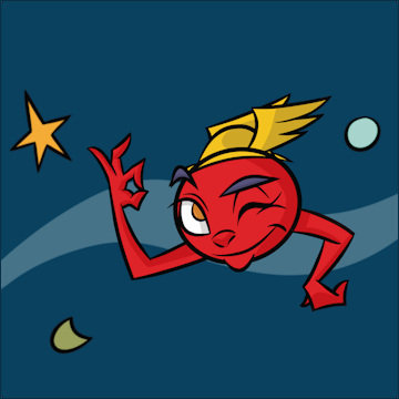 Mickey Mercury - the winged messenger planet character from The Playful Planets books